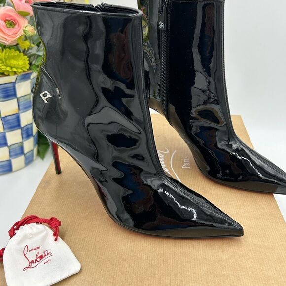 Women’s Christian Louboutin sporty Kate  85 booty size 38 made in Italy - Picture 3 of 11